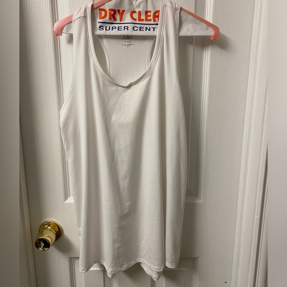 White razor back workout tanks.